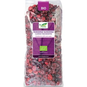 żurawina słodzona cukrem trzcinowym bio 1 kg - bio planet.jpg
