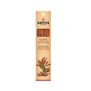 kadzidło indyjskie goździk (15 szt.) 30g - sattva (wellness).png