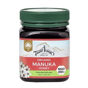 miód manuka mgo 250+ bio 250 g - tranzalpine.jpg