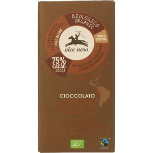 czekolada gorzka 75 % fair trade bezglutenowa bio 100 g - alce nero.jpg