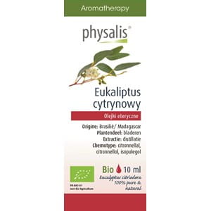 olejek eteryczny eukaliptus cytrynowy bio 10 ml - physalis.jpg
