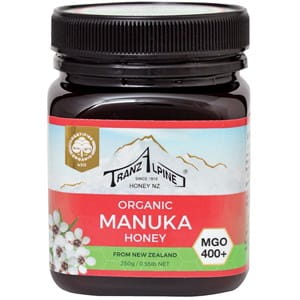 miód manuka mgo 400+ bio 250 g - tranzalpine.jpg