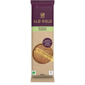 makaron (orkiszowy) spaghetti bio 500 g - alb - gold.jpg