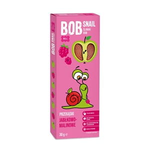 przekąska roll jabłko - malina bez dodatku cukru bezglutenowa 30 g - bob snail.jpg