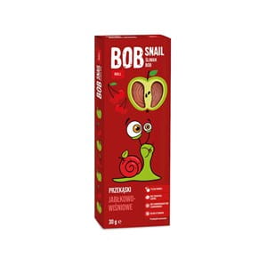 przekąska roll jabłko - wiśnia bez dodatku cukru bezglutenowa 30 g - bob snail.jpg