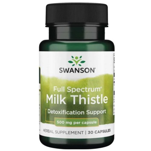 full spectrum milk thistle 500 mg 30 caps Swanson.jpg