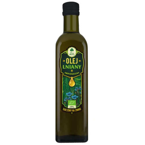 olej lniany 250 ml Dary Natury.webp
