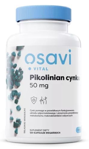 Pikolinian cynku 50 mg 120 kapsułek Osavi