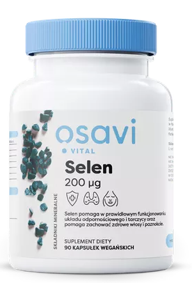 Selen 200 μg 90 kapsułek Osavi