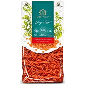 makaron proteinowy ( z soczewicy czerwonej) warkocz 250 g - bartolini.jpg