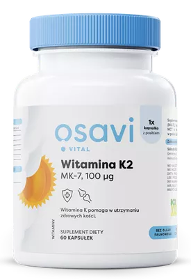 Witamina K2 MK-7 100µg 60 kapsułek Osavi