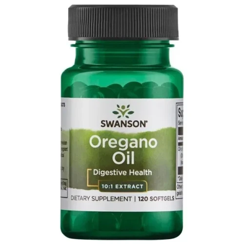 swanson - olejek z oregano 10 1, ekstrakt 150 mg, 120 kaps..webp