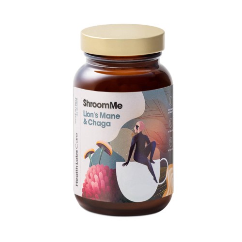 ShroomMe Lion’s Mane &amp; Chaga 90 miarek Health Labs Care