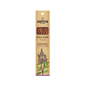 kadzidło indyjskie tulsi (15 szt.) 30 g - sattva (wellness).png