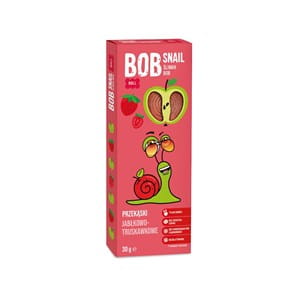 przekąska roll jabłko - truskawka bez dodatku cukru bezglutenowa 30 g - bob snail.jpg