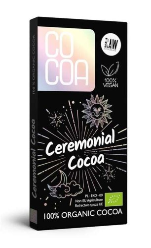 KAKAO CEREMONIALNE (TABLICZKA GORZKA 100%) BIO - COCOA - 50 g