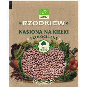 nasiona rzodkiewki bio na kiełki 30 g - dary natury.png