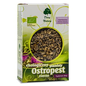 ostropest plamisty ziarno bio 100 g - dary natury.jpg