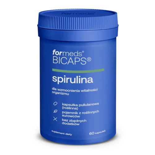 BICAPS SPIRULINA  60 kapsułek ForMeds
