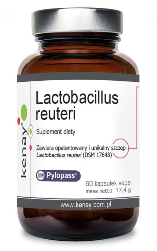Lactobacillus reuter Pylopass 60 kapsułek KENAY