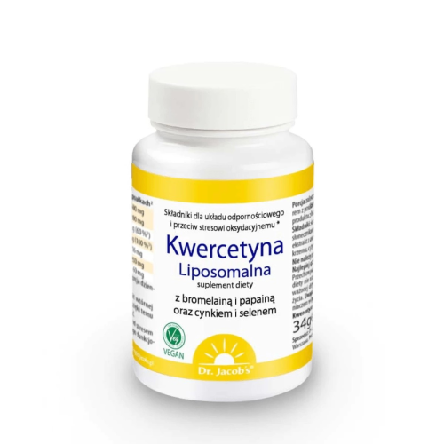 Liposomalna Kwercetyna z Bromelainą Papainą Cynkiem i Selenem