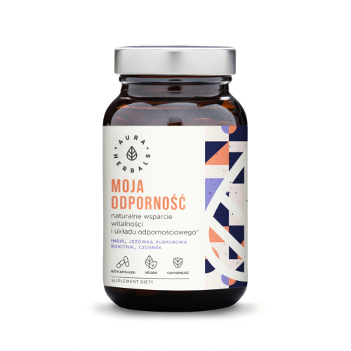 Moja Odporność Imbir Rokitnik Echinacea Czosnek (60 vege kaps) Aura Herbals