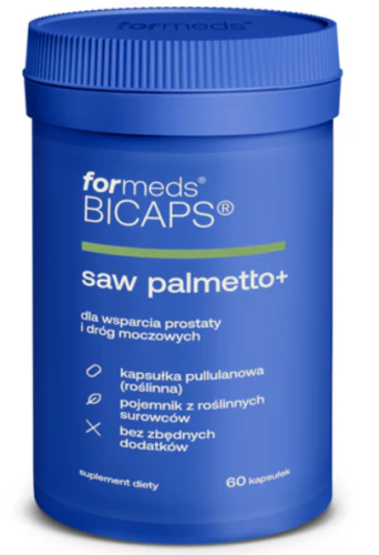 BICAPS SAW PALMETTO+ palma sabałowa 60 kapsułek ForMeds