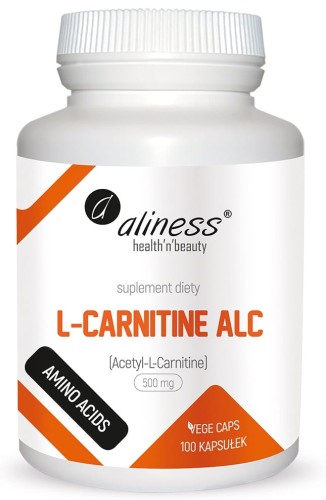 L-Carnityne ALC 500 mg, Aliness - 100 Vege caps.