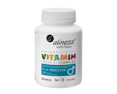 Premium Vit. Complex dla mężczyzn, Aliness - 120 tab.