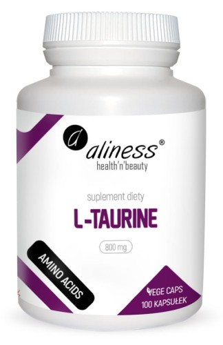 L-Taurine 800 mg, Aliness - 100 Vege caps