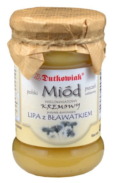 Miód lipa z bławatkiem 400g Pasieka Dutkowiak
