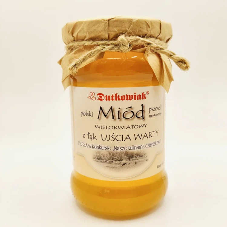 Miód z łąk ujścia warty 400g Pasieka Dutkowiak