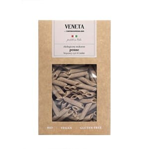 makaron (ryżowy razowy z imbirem) penne bezglutenowy bio 250g - veneta.jpg