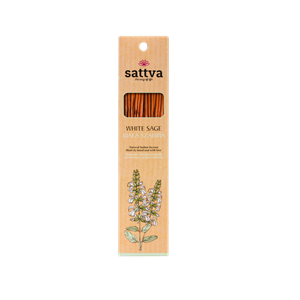 kadzidło indyjskie biała szałwia (15 szt.) 30g - sattva (wellness).png
