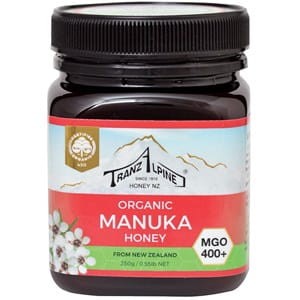 miód manuka mgo 400+ bio 250 g - tranzalpine.jpg