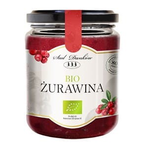 żurawina z cukrem trzcinowym bio 260 g - sad danków.jpg