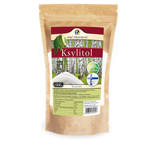 ksylitol 1 kg ( torebka papierowa) - pięć przemian ( Finlandia ).png