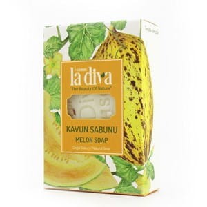 mydło w kostce melon 100 g - la diva.jpg