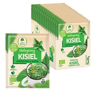 kisiel instant pokrzywa z miętą bezglutenowy bio 30 g - dary natury.jpg