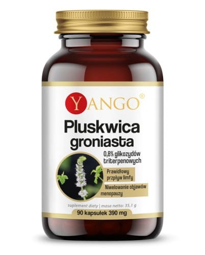 pluskiwca groniasta na limfę - ekstrakt 90 kapsułek - yango.webp