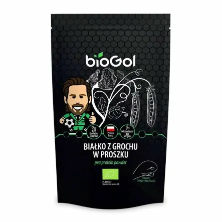 Białko z grochu w proszku bio 150 g - biogol.webp