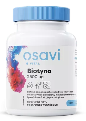 Biotyna 2500 μg 60 kapsułek Osavi