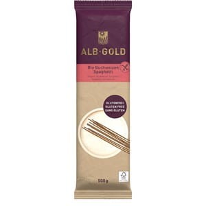 makaron (gryczany) spaghetii bezglutenowy bio 500 g - alb gold (alb natur).jpg