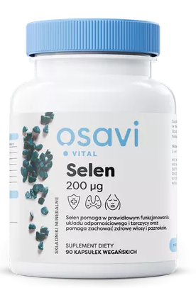 Selen 200 μg 90 kapsułek Osavi