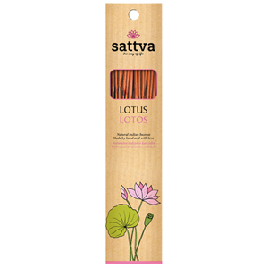 kadzidło indyjskie lotos (15 szt.) 30 g - sattva (wellness).png