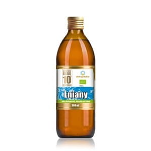olej lniany tłoczony na zimno bio 500 ml - złoto polskie.jpg