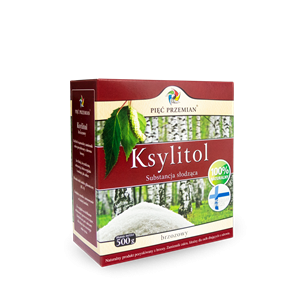 ksylitol 500 g (pudełko papierowe) - pięć przemian (finlandia).png