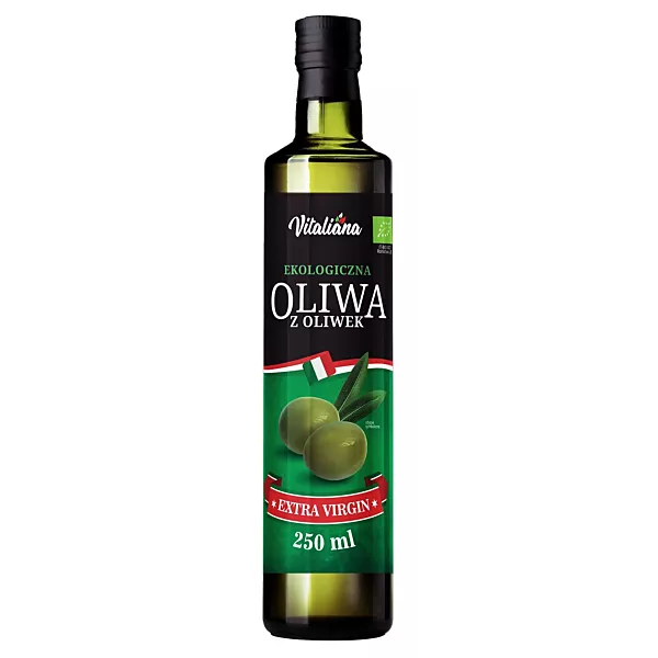 oliwa z oliwek extra virgin bio 250 ml - vitaliana.webp