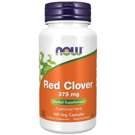 now foods czerwona koniczyna (red clover) 375 mg 100 kapsułek.jpg