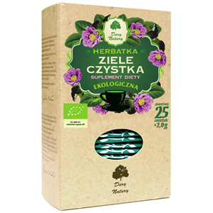 herbatka ziele czystka bio (25 x 2 g) 50 g - dary natury.png